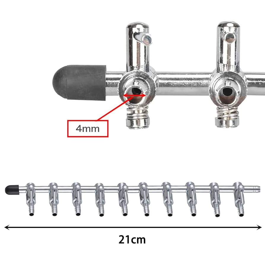 Amazon | 1本入 エアチューブ 分岐 ステンレス鋼 エアチューブ